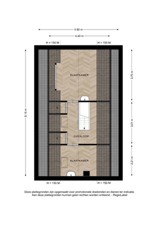 Floorplan - Robert Kochlaan 26, 7415 EM Deventer